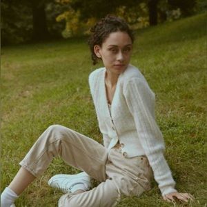 Urban Outfitters Maddie Fuzzy Fitted Cardigan ( US size M)